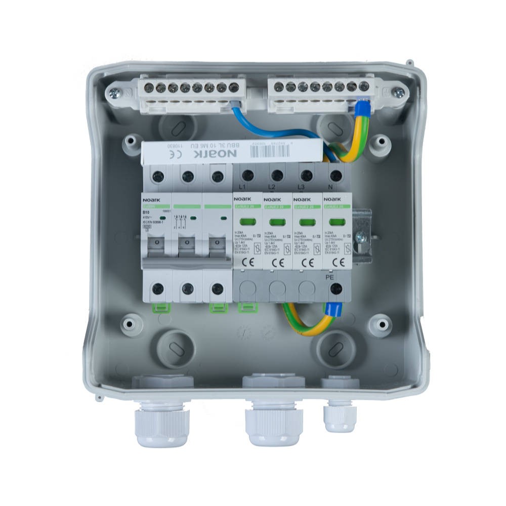 SOL-210 T2 63 A prefabricated AC 3F Switchboard