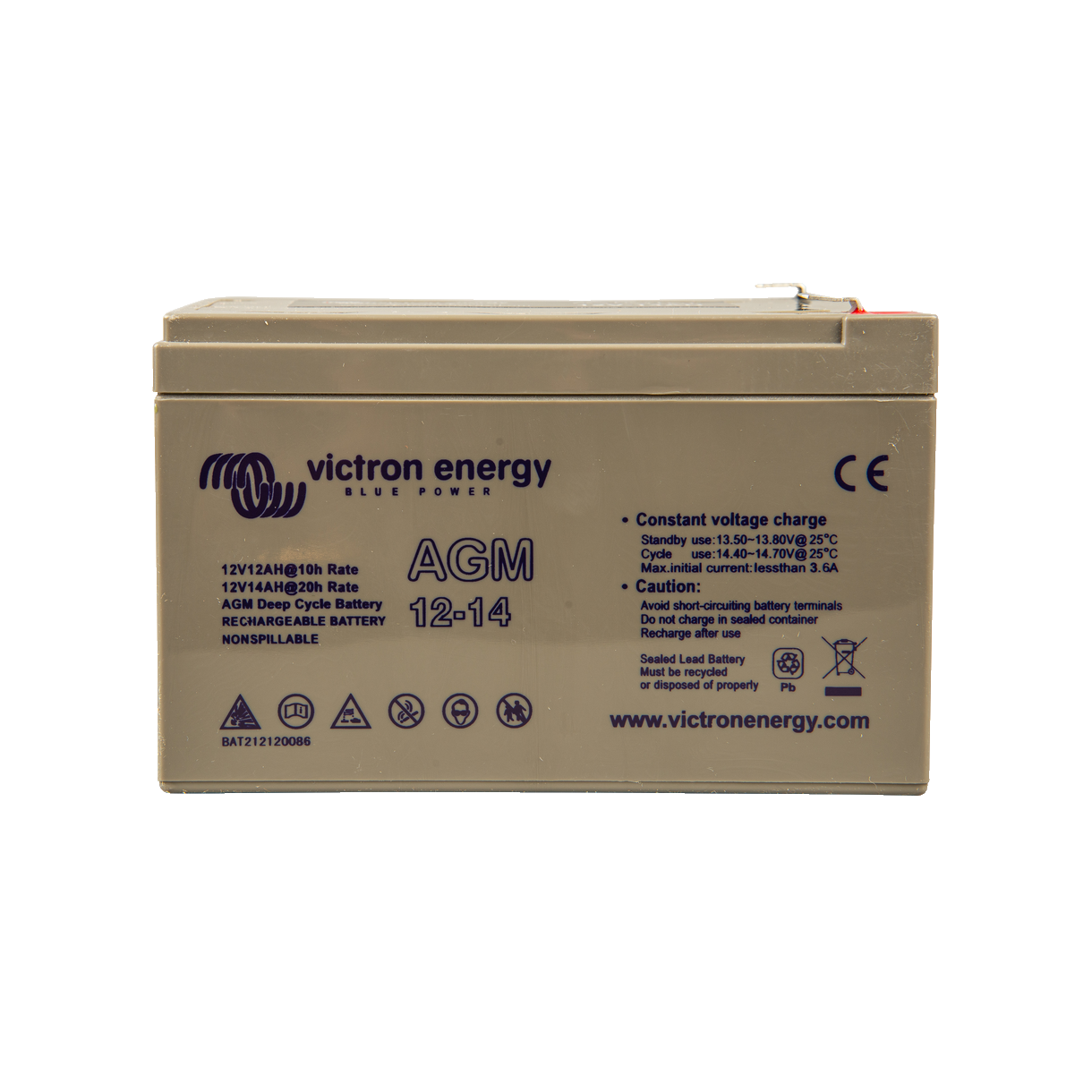 Akumulator AGM Deep Cycle 12 V/14 Ah Victron Energy