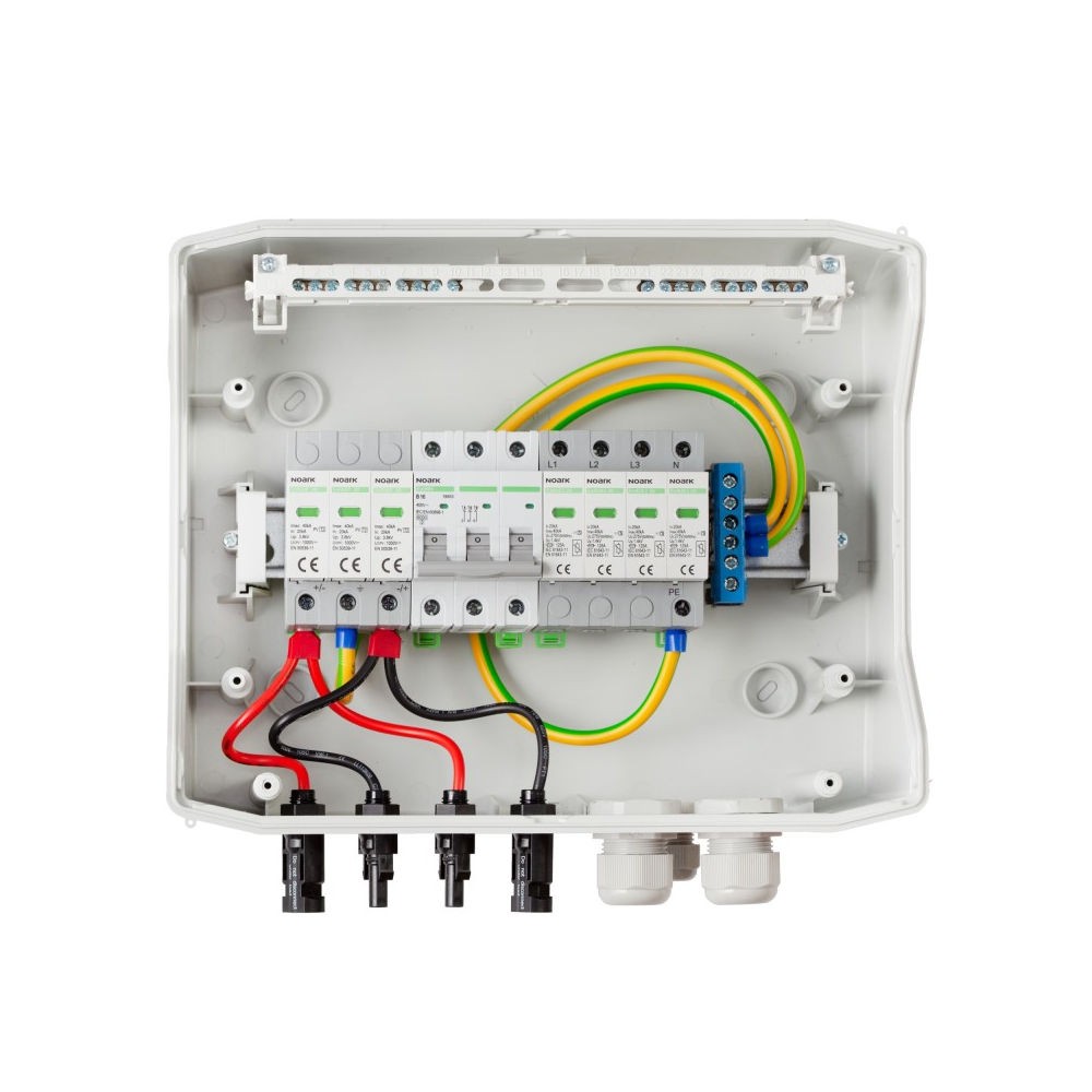 Quadri prefabbricati DC T2 1/1 AC 3F 63 A T2 SOL-619