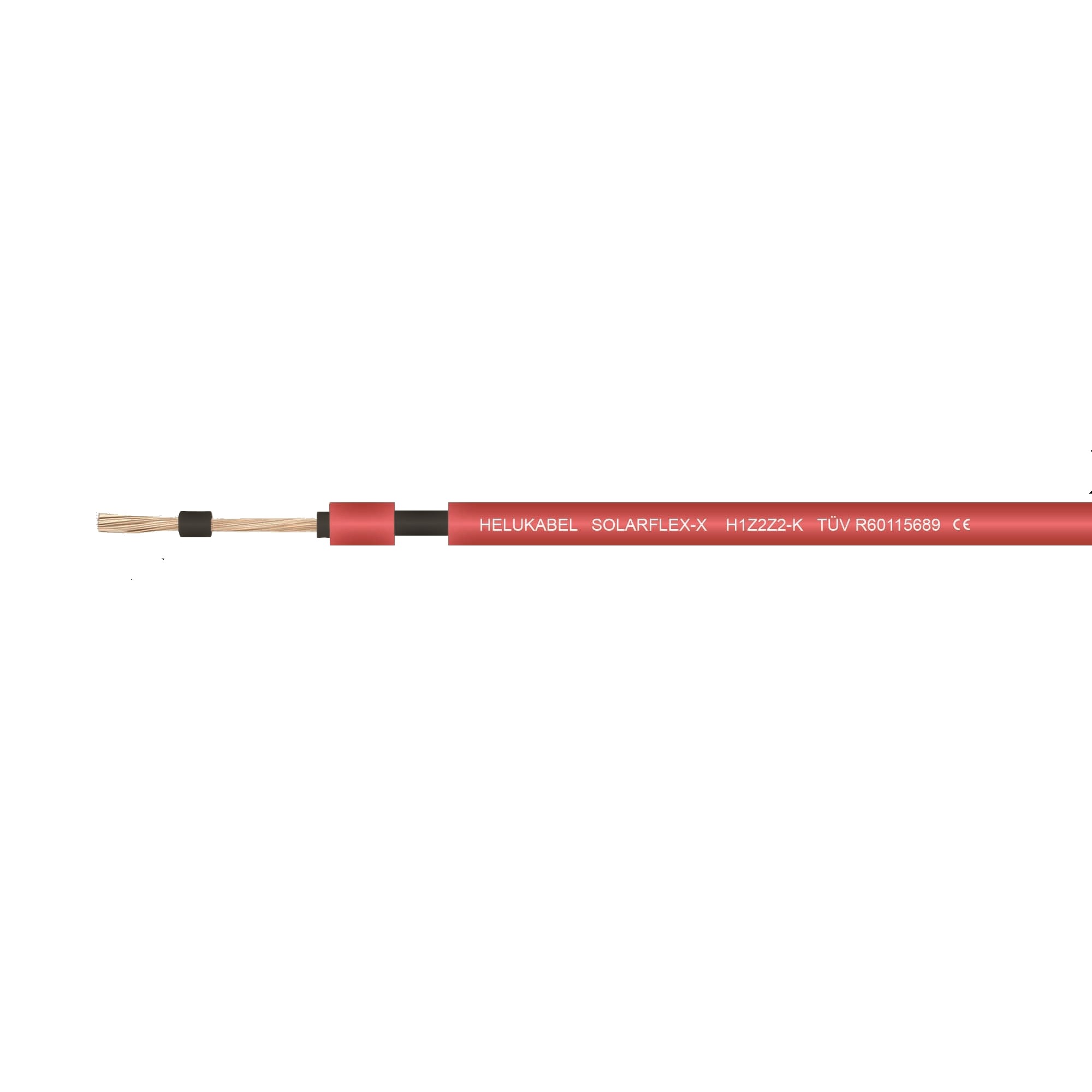 Red solar cable 6 mm2 -100 m