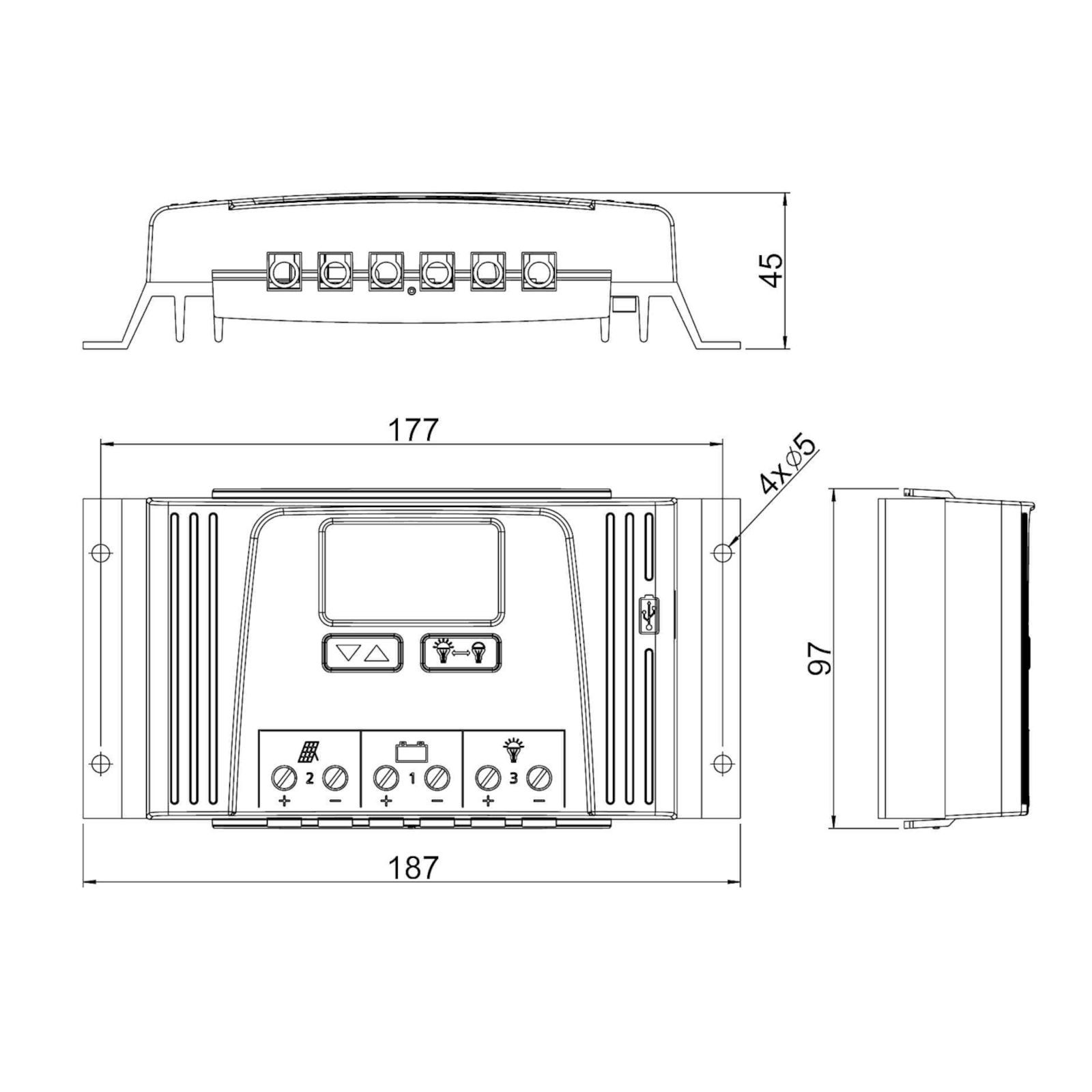 Regulator ładowania Solarix 4040 Steca