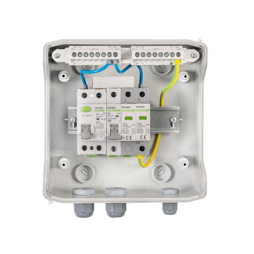 Quadro prefabbricato AC RCD 1F 16 A T2 1/1 SOL-215