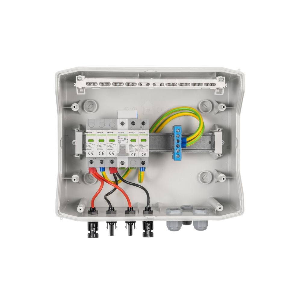 Rozdzielnica prefabrykowana DC T2 1/1 AC 1F 10 A T2 SOL-609